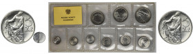 Rybak 5 złotych 1974 - na TRAWCE - RZADKOŚĆ - w zestawie PRL 'Polskie Monety Aluminiowe 1949-1974' Jedna z najbardziej poszukiwanych odmian rybaka tzw...