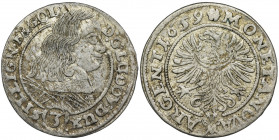 Silesia, Duchy of Liegnitz-Brieg-Wohlau, Ludwig IV, 3 Kreuzer Brieg 1659 &nbsp; &nbsp; Reference: Ejzenhart-Miller 175
Grade: VF+/VF 

Silesia Schl...