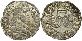 Silesia, Duchy of Neisse, Karl von Österreich, 3 Kreuzer Neisse 1615 - RARE Rare three kreuzer from Neisse mint.
 Rzadsza trzykrajcarówka z mennicy n...