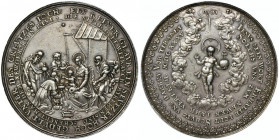Ladislaus IV Vasa, Religious Medal 1635 Medal religijny z 1635 roku, Wniebowstąpienie, sygnowany SD Sebastian Dadler. Jeden z pierwszych medali wybity...