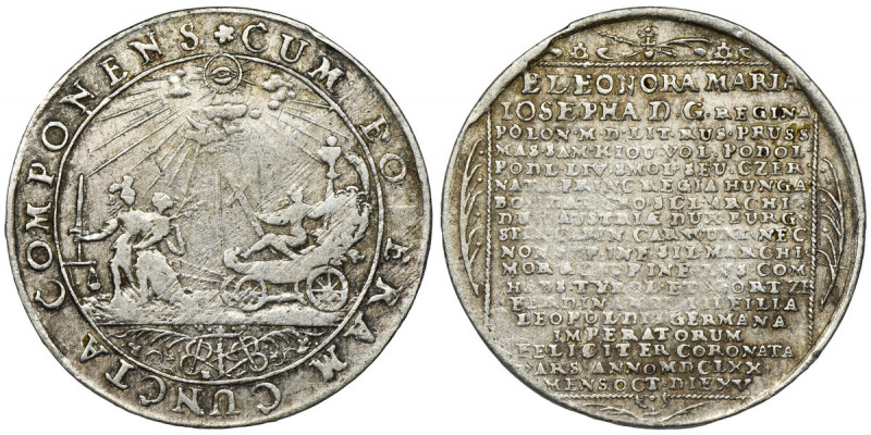 Michael Korybut Wisniowiecki, Wedding medal 1670 Medal zaślubinowy Michała Koryb...