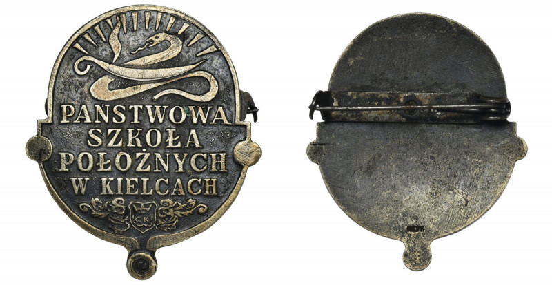 PRL, Odznaka Państwowej Szkoły Położnych w Kielcach Państwowa Szkoła Położnych w...