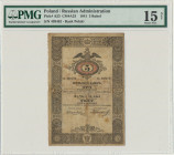 3 ruble srebrem 1841 - Korostowzeff - PMG 15 NET Wysokie nominały rubli srebrem to dział polskiego pieniądza papierowego o najwyższym wskaźniku trudno...