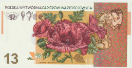 PWPW, Demeter (2013) - AA - Rzadki, piękny i poszukiwany banknot testowy PWPW. Można przypuszczać, że większość nakładu została zniszczona ze względu ...