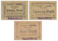 Schwetz (Świecie) - zestaw 5, 20 i 50 marek - Emisja Polska Reference: Podczaski W-048.B
Grade: VF 

NOTGELDS | Emergency Paper Money Poland Polen ...