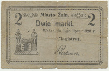 Żnin, 2 marki 1920 Reference: Podczaski P-247.C.2.a
Grade: F 

NOTGELDS | Emergency Paper Money Poland Polen | Polish language