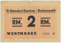 Germany, Buchenwald, 2 Wertmarke (1937-1945) Reference: GE 142a
Grade: F+ 

GermanyNOTGELDS | Emergency Paper Money Camps of II World War Poland Po...