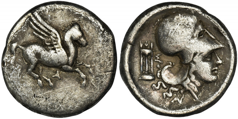 Greece, Akarnania, Anaktorion, Stater Extremely characteristic issue with repres...