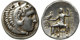 Greece, Macedonia, Alexander III the Great, Tetradrachm - RARE Rare i bardzo ładna tetradrachm of Alexander III the Great.

Only eleven records on C...