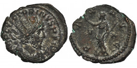 Roman Imperial, Victorinus, Antoninianus - RARE Rarer antoninianus of Gallic usurper Victorinus, minted in his Rhine capital, Colonia Agrippina (today...
