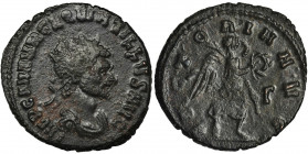 Roman Imperial, Quintillus, Antoninianus Rare antoninian of Emperor Quintillus, who reigned after the death of his brother Claudius, according to vari...