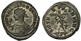 Roman Imperial, Probus, Antoninianus Roman Imperial

Probus (276-282), Antoninianus 280, Siscia mint

Obverse: radiate bust of Probus left, in con...