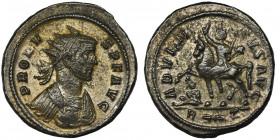 Roman Imperial, Probus, Antoninianus Roman Imperial

Probus (276-282), Antoninianus 281, Rome mint

Obverse: bust of the emperor right

PROBVS P...