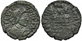 Roman Imperial, Flavius Victor, Follis - RARE Rare follis of the rare Emperor Flavius ​​Victor.

The coin comes from the 9th Naville Numismatics auc...