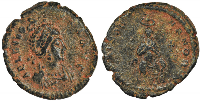 Roman Imperial, Aelia Eudoxia, Follis - RARE Roman Imperial

Aelia Eudoxia (37...