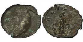 DESTRUCT, Roman Imperial, Antoninianus Destruct of antoninianus with the depiction of Salus on the reverse.
 Destrukt antoniniana z przedstawieniem S...