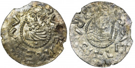 Bohemia, Bretislav II, Denarius - pearl border Type with pearl border.
 Odmiana z obwódką perełkową. 
Reference: Cach 389
Grade: XF- 

Bohemia Br...