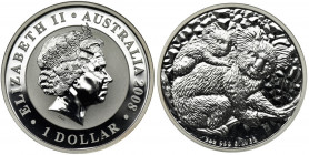Australia, Elizabeth II, 1 Dollar 2008 - Koala Stempel lustrzany.
 Uncja srebra próby '999'.
Reference: UC 348
Grade: Proof 

AustraliaCOINS WORL...