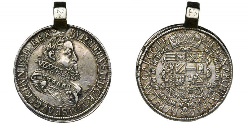 Austria, Rudolph II, Thaler Ensisheim 1608 - RARE Rare Rudolf II thaler from the...