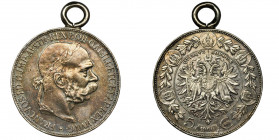 Austria, Franz Joseph I, 5 Corona Wien 1900 &nbsp;Coin with pendant.
 Moneta z zawieszką. Naturalna, równomierna patyna. Reference: Herinek 769 

A...