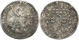 Germany, Saxony, Johann Georg I, Thaler Dresden 1617 Saxony, Albertine line

Johann Georg I Wettin (1615-1656), Thaler 1617, Dresden mint

Obverse...