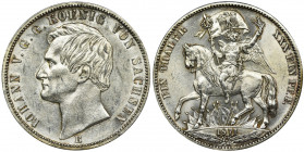 Germany, Saxony, Johann V, Thaler (Siegestaler) Dresden 1871 B Victory thaler, beautifully preserved.

Emission issued on the occasion of the victor...