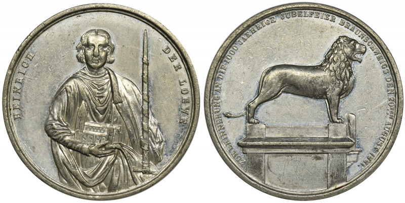 Germany, Braunschweig, Medal 1861 Commemorative medal on the occasion of the 100...