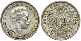 Germany, Kingdom of Prussia, Wilhelm II, 2 Mark Berlin 1911 A Reference: AKS 134, Jaeger 102
Grade: VF+/XF- 

Germany Prussia WilhelmCOINS WORLD EU...