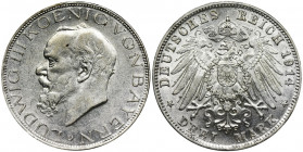 Germany, Bavaria, Ludwig III, 3 Mark Munich 1914 D Reference: AKS 210, Jaeger 52
Grade: XF-/XF 

Germany DeutschlandCOINS WORLD EUROPE MEDALS Germa...