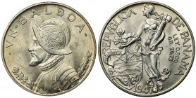 Panama, Republic, Balboa 1947 Reference: KM 13
Grade: AU 

PanamCOINS WORLD EUROPE MEDALS Panama