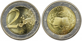 Slovenia, 2 Euro Commemorative 2007 - Treaty of Rome Mintage 400.000 pieces.
 Nakład 400.000 sztuk. Traktat Rzymski ustanowił Europejską Wspólnotę Go...