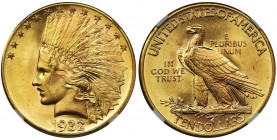 USA, 10 Dollars Philadelphia 1932 - Indian Head - NGC MS64 Excellent specimen with mint detail.

Gold '900'. Piękna, ceniona moneta w znakomitej noc...