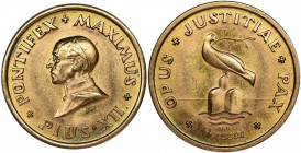 Vatican, Heraeus Mint, Medal ca.1950 Medal with bust of Pius XII.
 Medal z popiersiem papieża Piusa XII. Waga 8.0 g Średnica 2.2 cm

Grade: UNC/AU ...