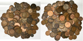 Great Britain, mix of pennnies from different years - 112.4 g Total weight 112.4 g Różne roczniki i różne stany.&nbsp; Łączna waga 112.4 g 

COINS W...