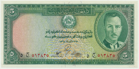 Afghanistan, 5 afghanis 1939 &nbsp; &nbsp; Reference: Pick# 22
Grade: UNC 

AfghanistanWorld Paper Money - banknotes Afganistan
