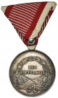 Austria-Hungary, Franz Joseph I, Medal for Brave - Silver First Class Medal średnicy 40 mm 

Medal Medaille Order Orden Austria