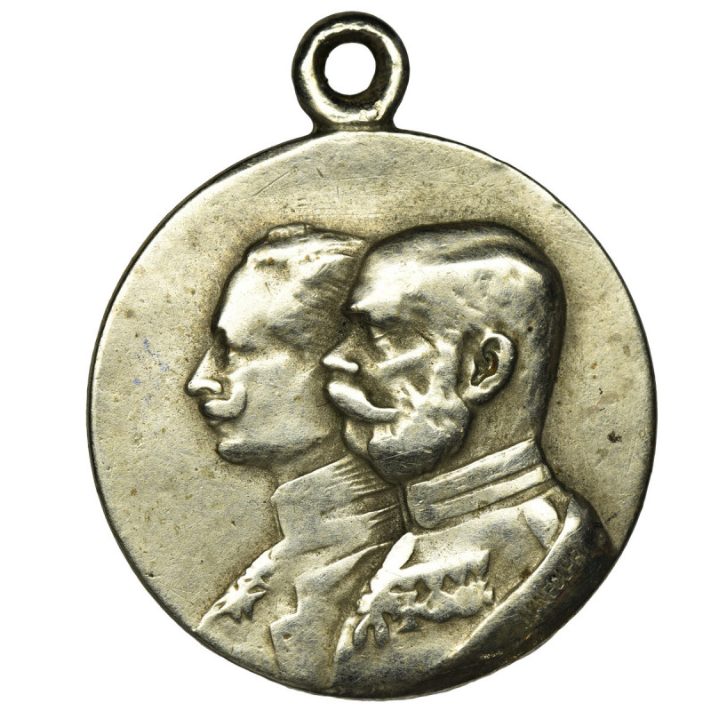 Germany, Prussia, Wilhelm II, medal commemorating the bombing of Warsaw 1914-15 ...