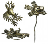 Germany, set of hunting pin - 3 pcs. Bardzo ładnie zachowane przypinki łowieckie.&nbsp; 

Medal Medaille Order Orden Germany Deutschland