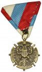 Serbia, Commemorative Medal for the War of 1914-1918 Medal ustanowiony w 1920 roku. Nadawany za udział w I Wojnie Światowej 

Medal Medaille Order O...
