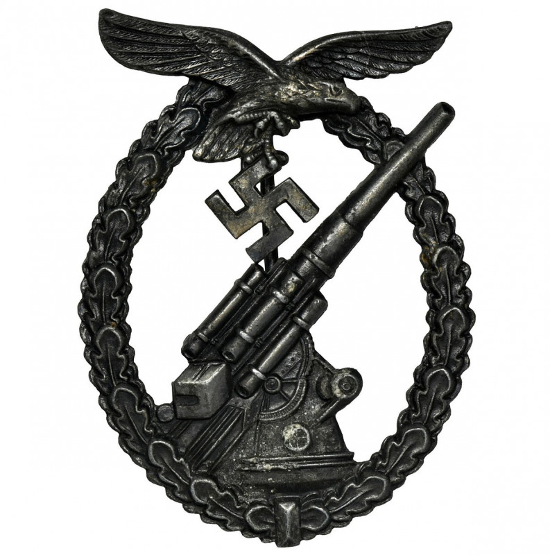 Germany, III Reiche, Luftwaffe, Kampfabzeichen der Flakartillerie Award given to...