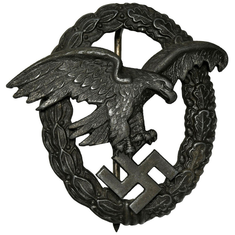Germany, III Reiche, Luftwaffe, Observer Badge - Assmann Award given for 5 fligh...