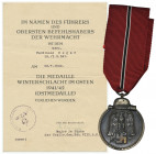 Germany, III Reich, Medal for Winter Battle in the East 1941-42 - signed 55 with documents Medal for soldiers fighting on the Eastern Front. Signed 55...