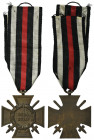 Germany, Cross for The Great War of 1914-1918 - with crosses Award given from 1934 for WWI veterans. Version with swords for front line soldiers.&nbsp...