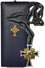 Germany, III Reich, Gold Mother Cross - with box (B.H. Mayer) Cross given for having at least 8 children. Complete with original producer's case B.H. ...