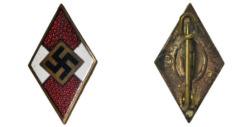 Germany, III Reiche, Hitlerjugend Badge - RZM M1/159 

Germany