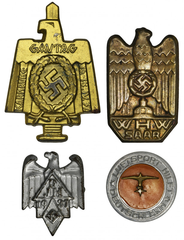 Germany, III Reiche, set of 4 pins 

Germany