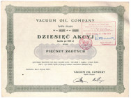 Vacuum Oil Company S.A. - 5000 zł Kontrolowana przez amerykański kapitał bardzo duża spółka z branży naftowej, znana głównie z funkcjonującej do dziś ...