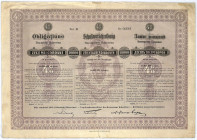 Księstwo Bukowiny, 4% obligacja 1910, 10.000 koron Księstwo Bukowiny ( Herzogtum Bukowina ), 4% obligacja, emisja Czerniowce 1 maja 1910 r., odcinek 1...