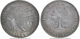 Central American Republic 8 Reales 1836 NG-M XF40 NGC, Nueva Guatemala mint, KM4, WR-11, Elizondo-94, Stickney-C92. Produced by a clear, well-centered...