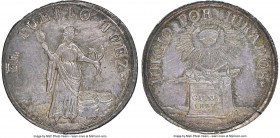 Central American Republic silver "Jury" Medal of 2 Reales 1837 MS64 NGC, Fonrobert-7227, Stickney-C105. 26mm. Struck in celebration of the legal refor...